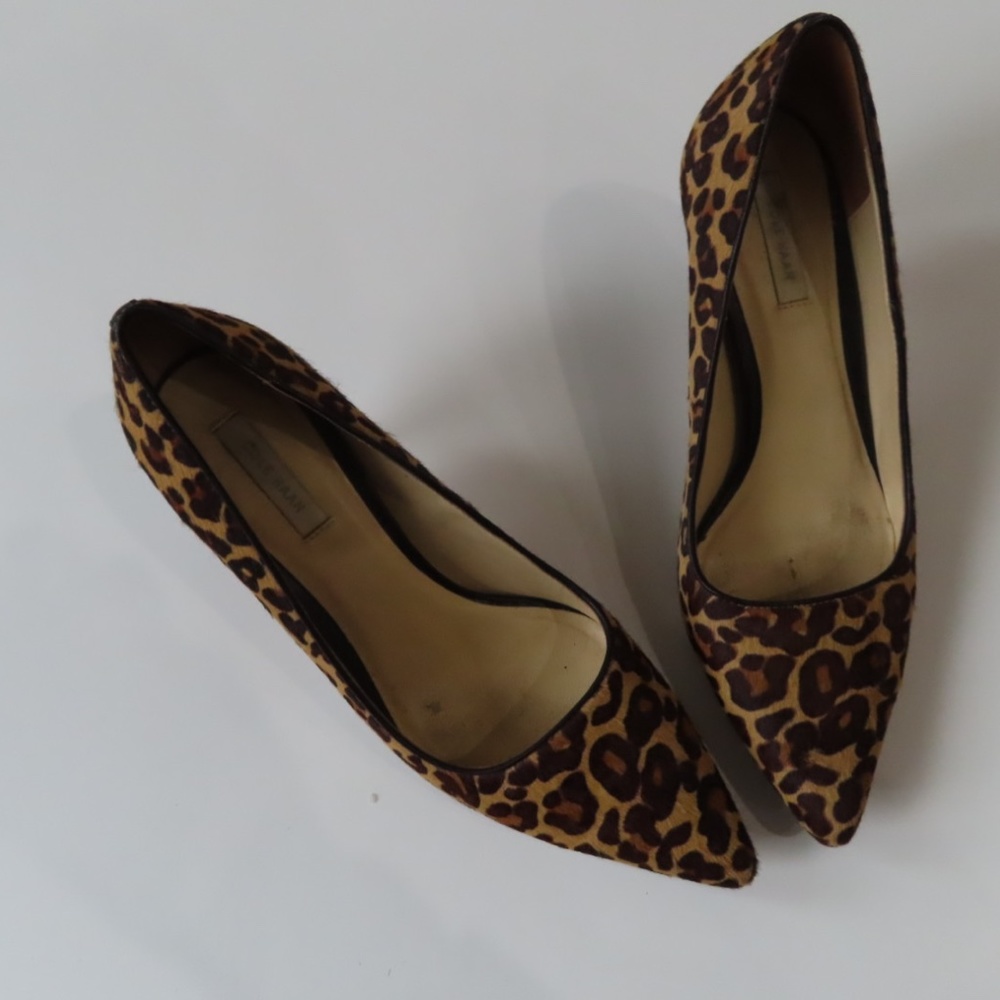 Cole Haan Giraffe Print Heels size 6.5 - Picture 15 of 16